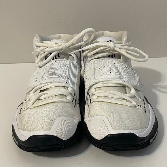 Nike Mens Kyrie 6 Sneakers Lace Up Mid Top Basketball M5.5 /W7 White BQ4630-100 - Picture 5 of 11